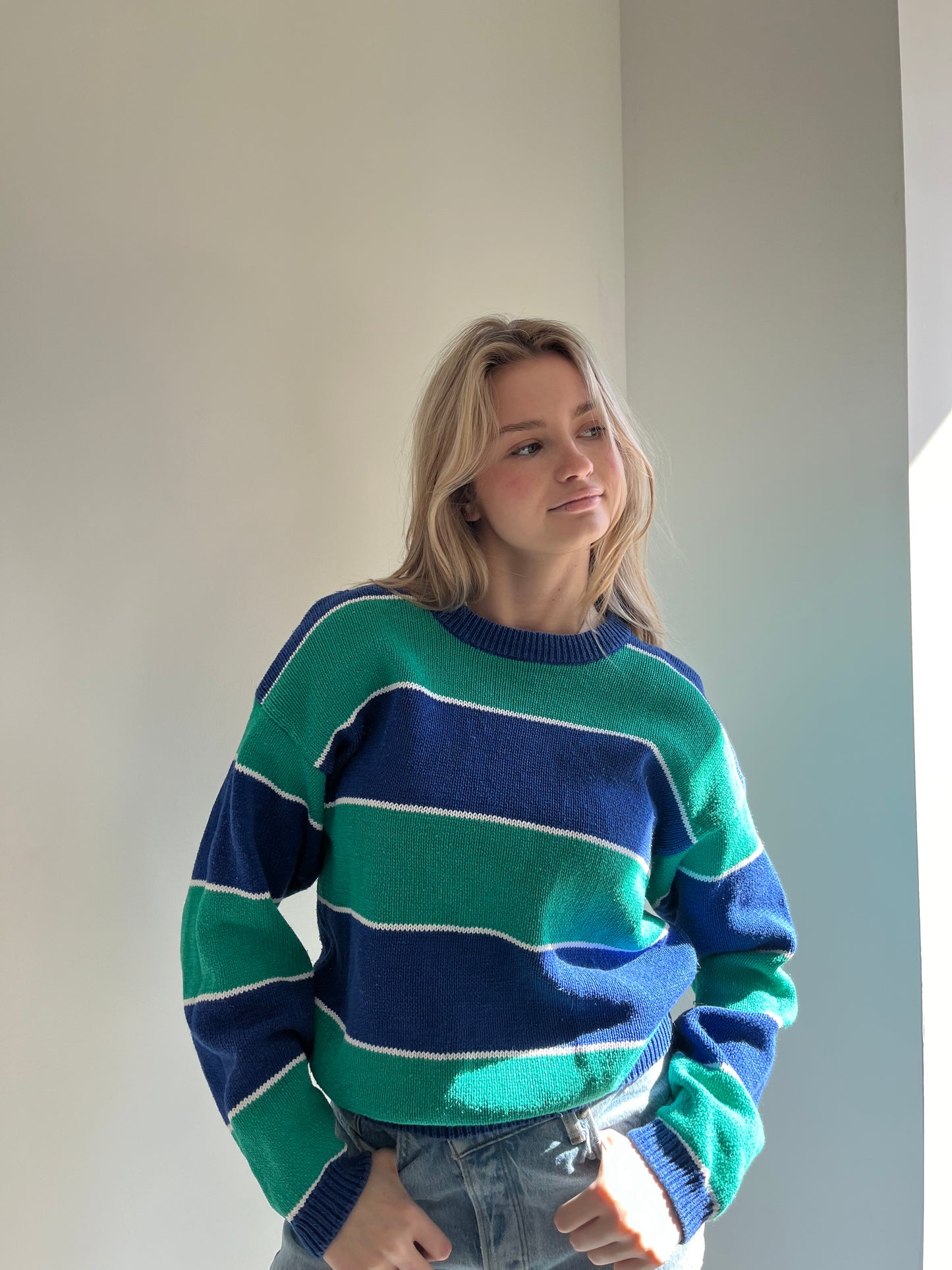 Hunts Point Striped Sweater