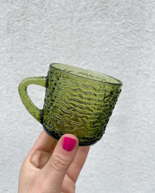 Olive Glass Cups