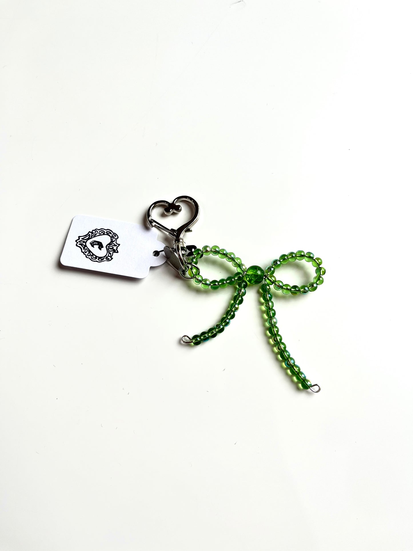 Beaded Bow Keychains