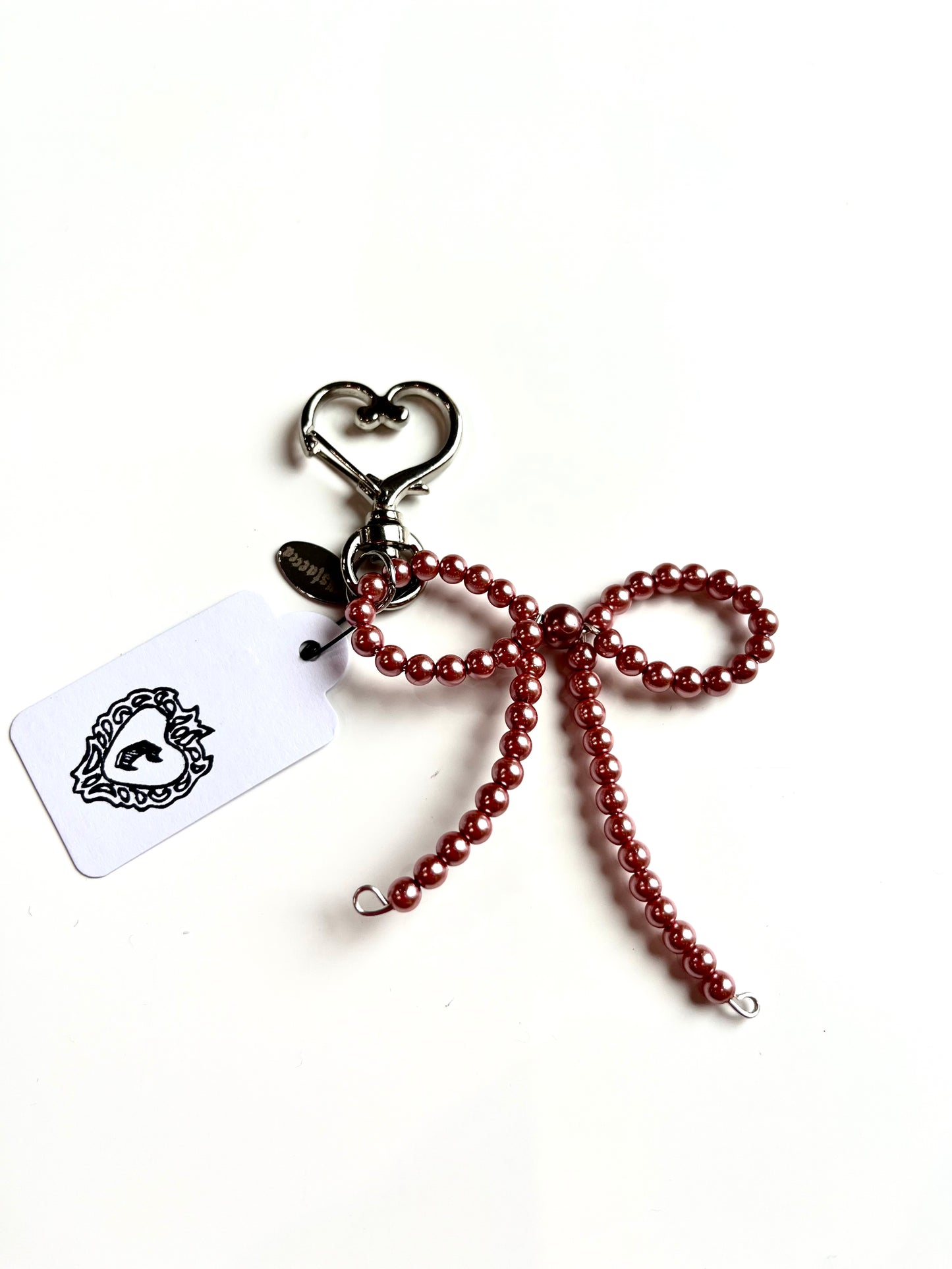 Beaded Bow Keychains