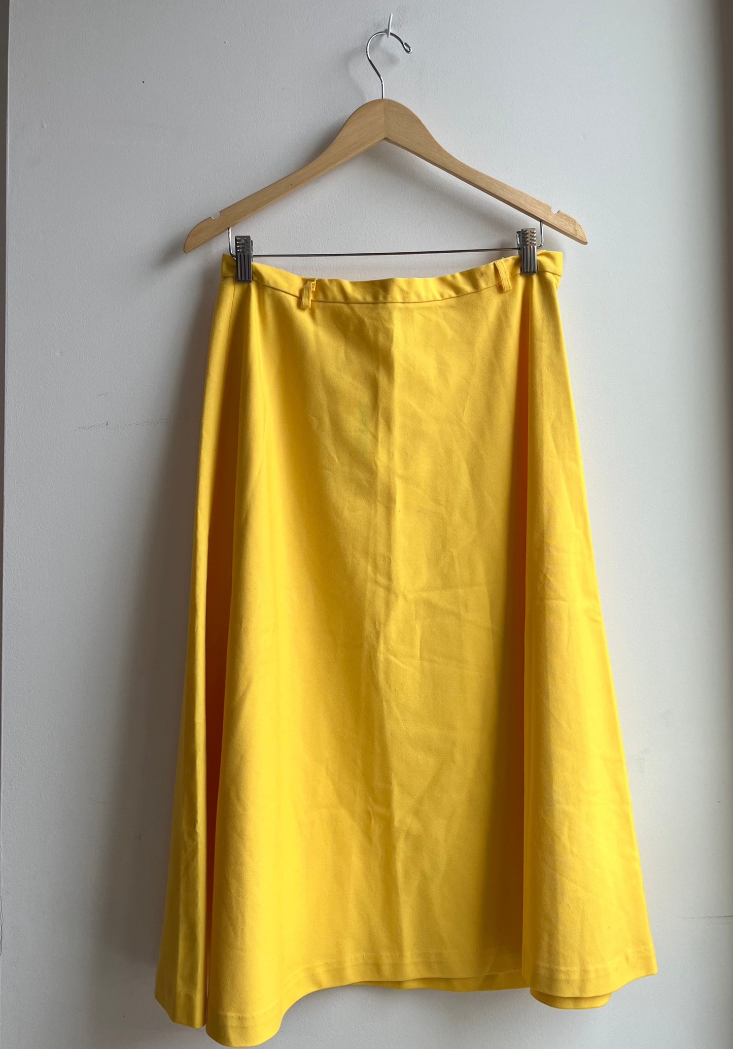 Yellow Midi Skirt