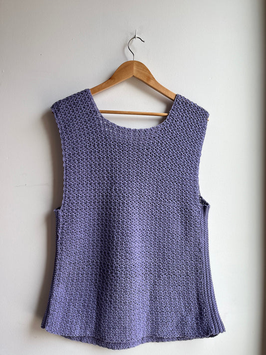 Lilac Crochet Tank